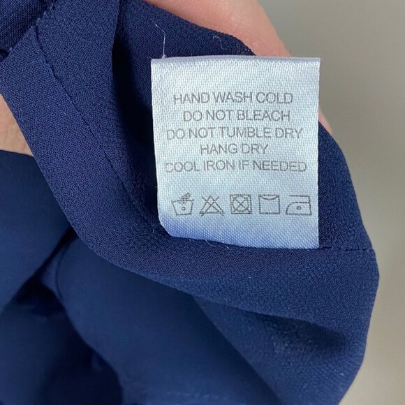 Tularosa Revolve Allie Crop Top Blue One Shoulder Size Small Swiss Dot Tassel S - Picture 6 of 9